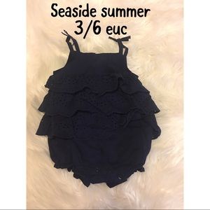 Janie and Jack eyelet romper